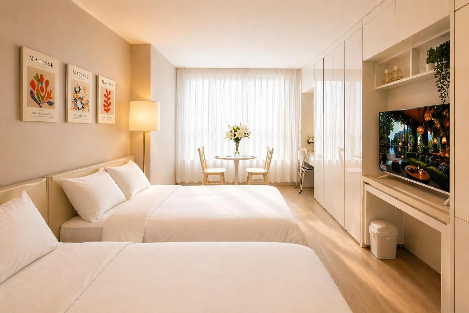 Value Stay Songdo 13층 공원뷰 루프탑 수영장 호텔침구 스마트tv 공항30분 Incheon South Korea